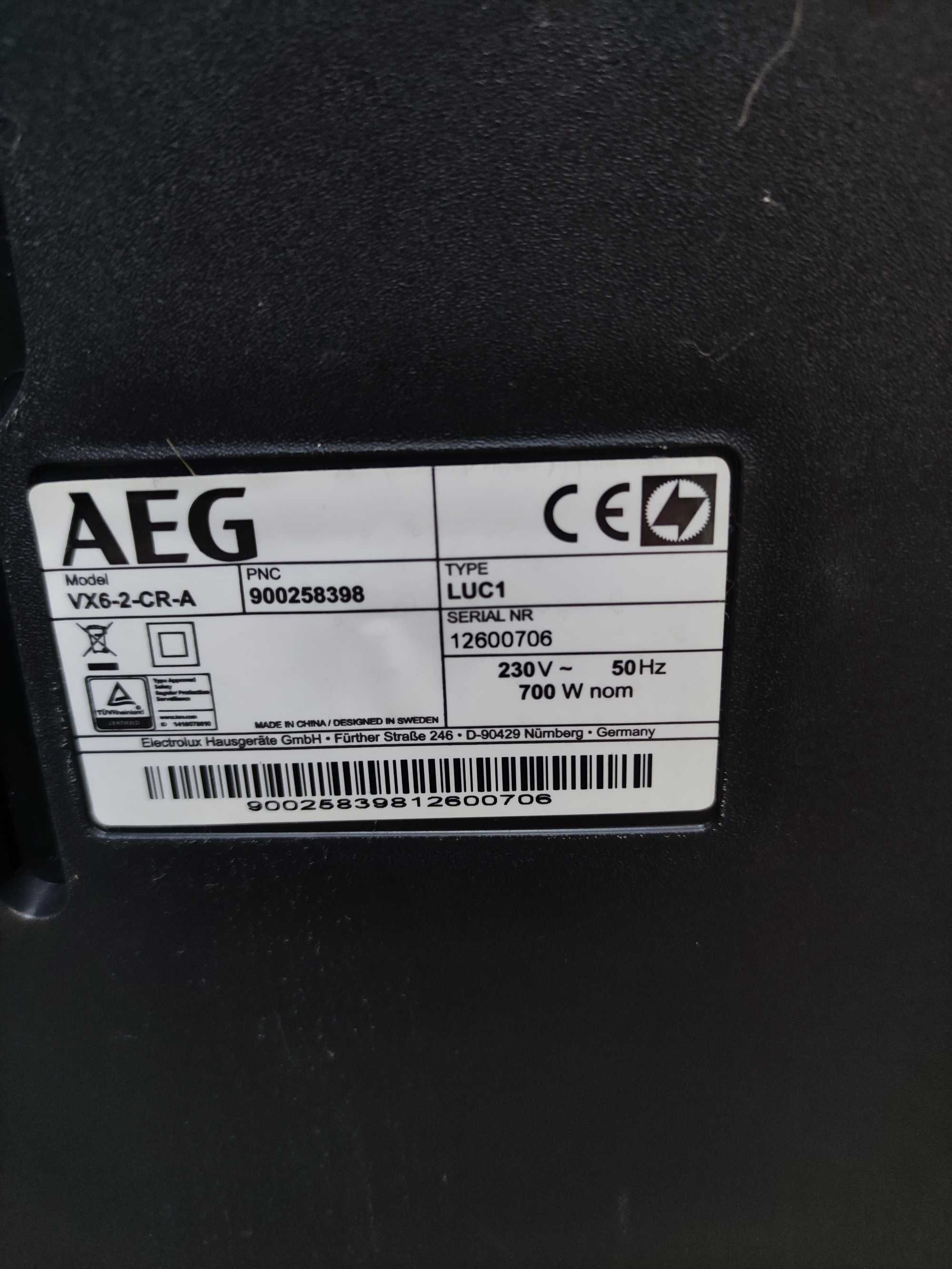 Aspirador de saco AEG VX6 Animal X-Power - DP1