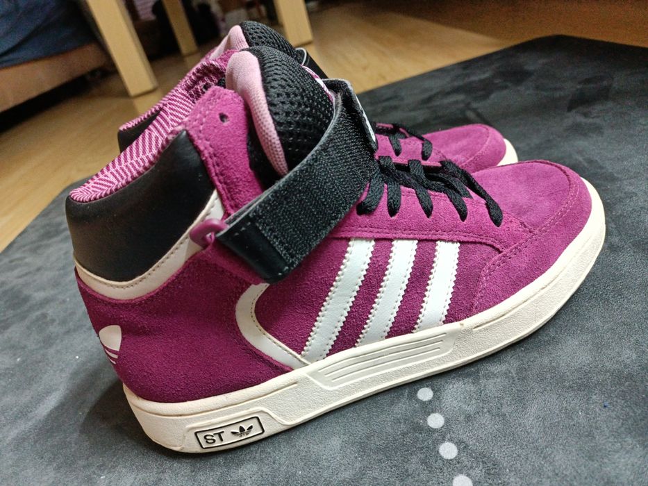 Buty damskie sneakers Adidas originals amarantowe / różowe rozmiar 37