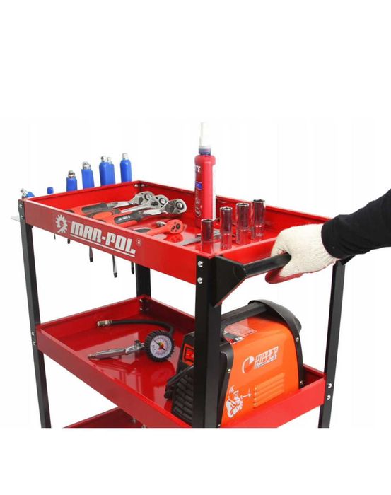 Візок для інструменту на 3 полиці MAX M66604 Тележка для инструмента
