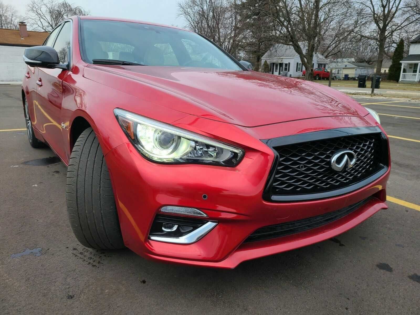 Infiniti Q50 sport решетка в бампер передний INFINITI.CENTR