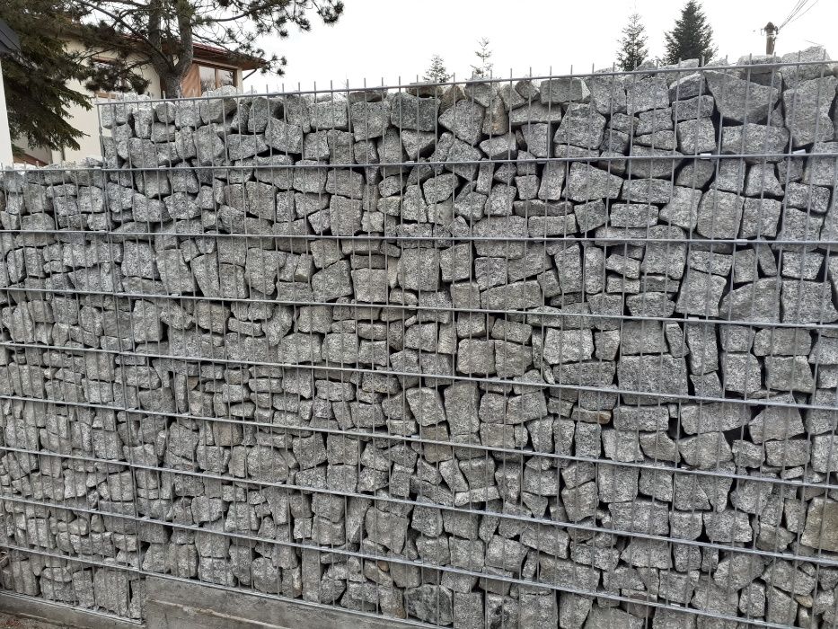 Palisada granitowa Kostka Grys granitowy Obrzeże Gabion Granit Murowy