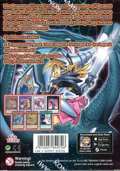 Yu-Gi-Oh Dragons of legends karty do gry anime