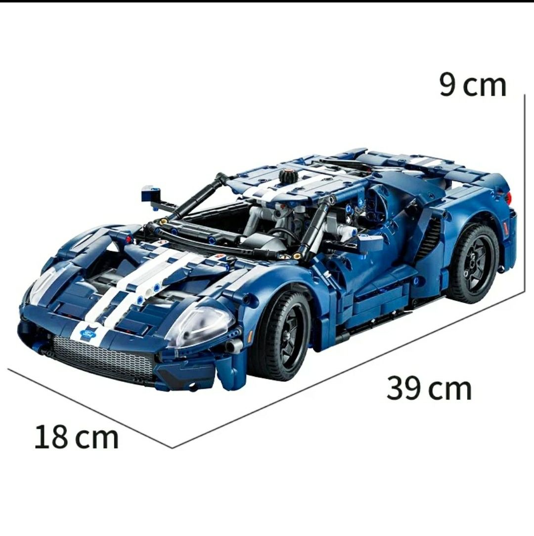 Legenda Ford GT nowe klocki do składania kompatybilne z legoechnics