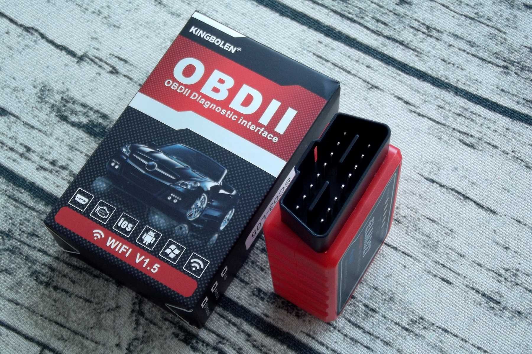 Сканер помилок Kingbolen, автосканер OBD2 ELM327 WiFi чип PIC18F25K80