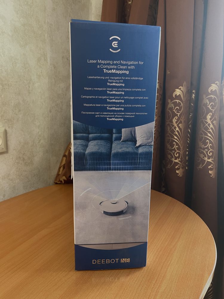 Робот пилосос ECOVACS DEEBOT OZMO N8 запакований на гарантії