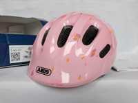 Kask rowerowy dziecięcy Abus Smiley 2.0 Rose Princess S 45-50cm