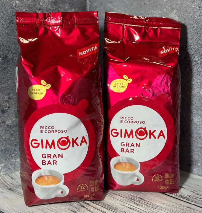 Кава в зернах Gimoka Gran Bar (червона ) 1 кг