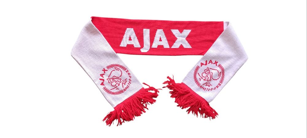 Szalik piłkarski sportowy kolekcjonerski Ajax Amsterdam używany