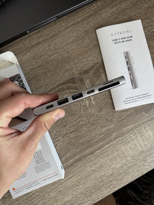 Хаб/перехідник Satechi Type-C Pro Hub Adapter для MacBook