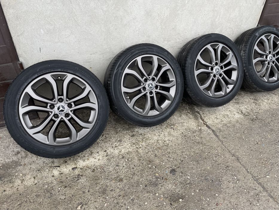 (12)Koła, Felgi 5x112 17” Oryginał Mercedes W205, B klasa CZUJNIKI