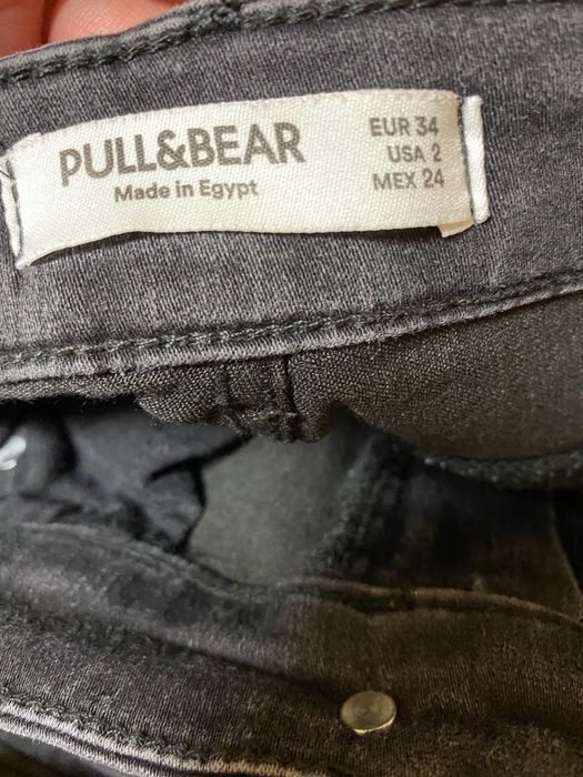 Джинсы для девочки pull&bear(пул&бир)чёрные