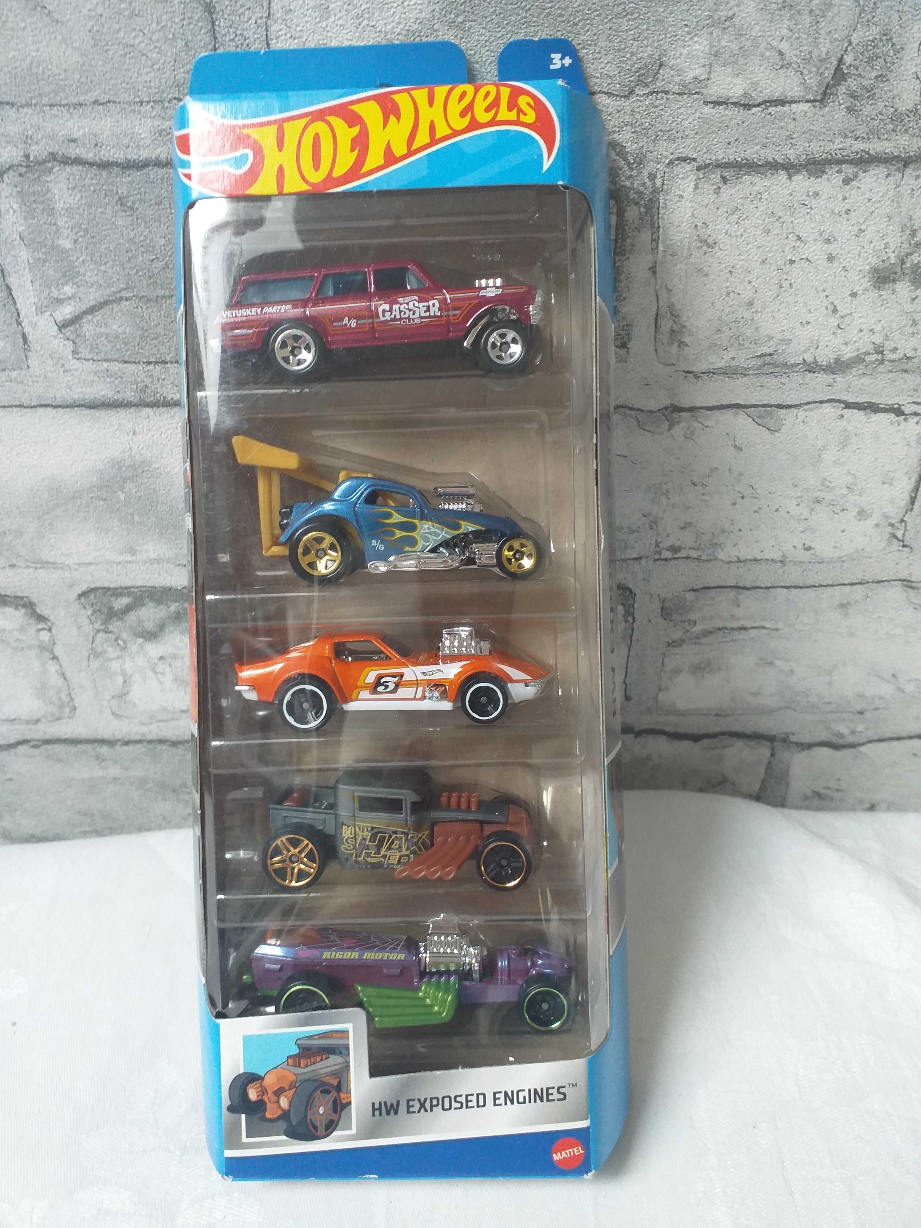 Hot Wheels zestaw samochodów serii ENGINES