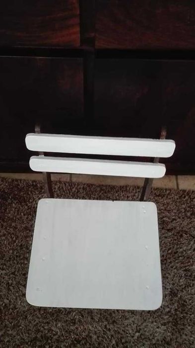 Krzesełko dziecięce taboret PRL Vintage lata 70-te