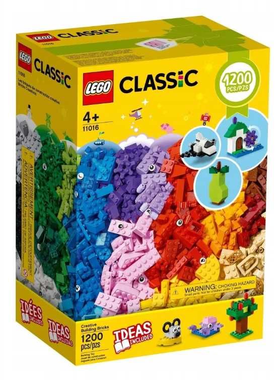 Duże Lego classic 11016 unikat 1200 elementów nowy