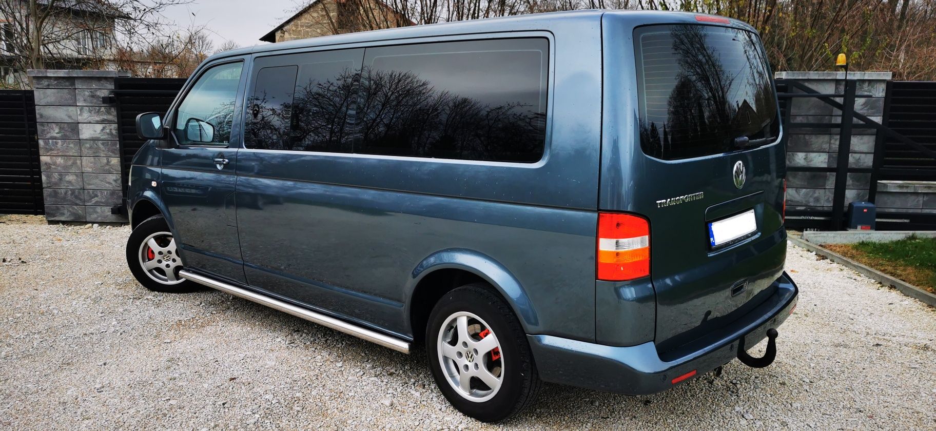 VW Transporter Caravelle T5 2.0i 8v benzyna Gaz LPG Long piękny 9-osób