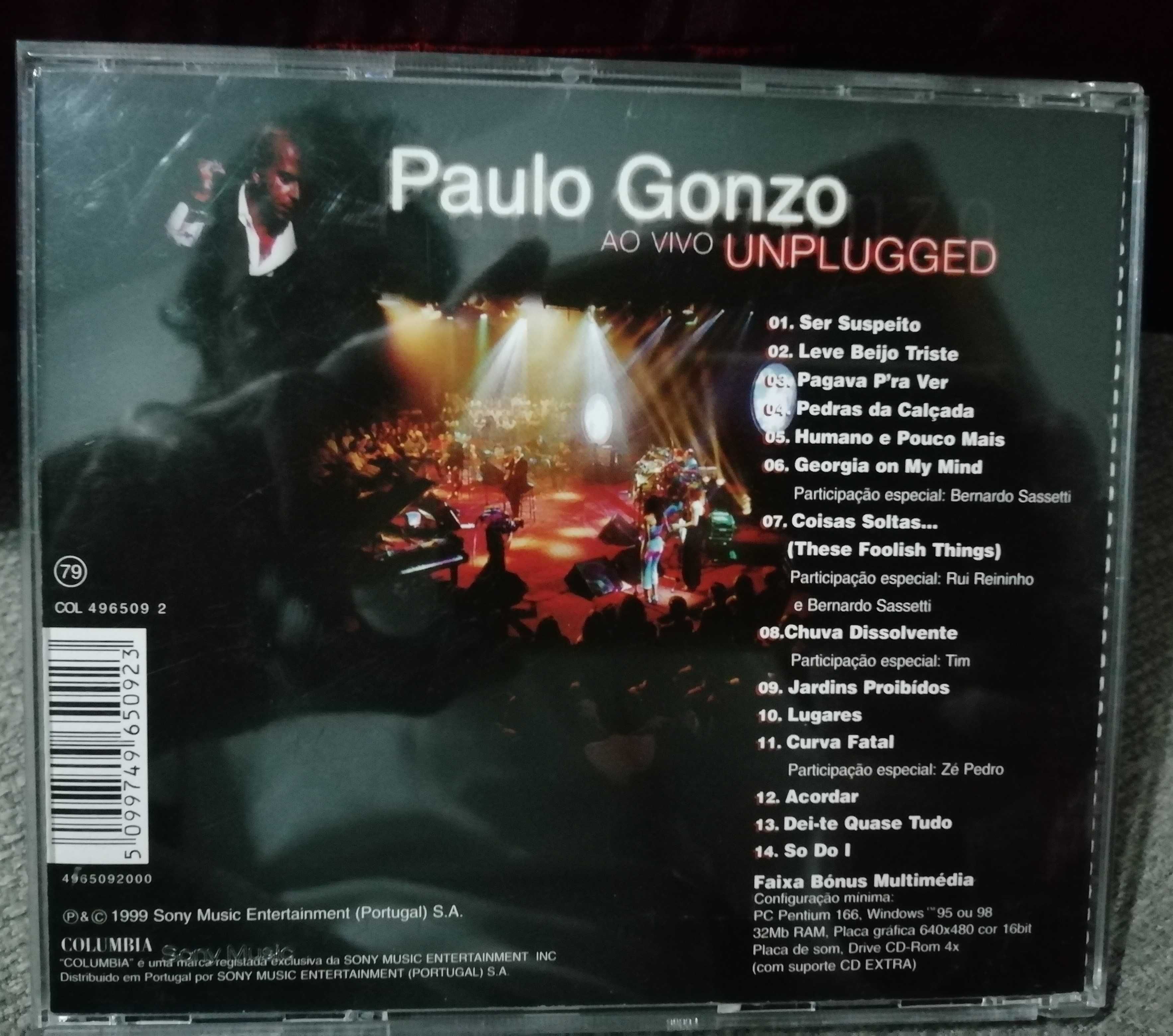 Paulo Gonzo –  "ao vivo Unplugged" (CD)