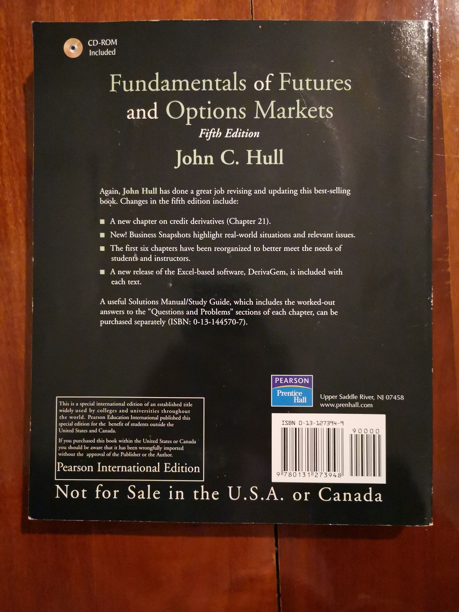 Livro Fundamentals of Futures and Options Markets
