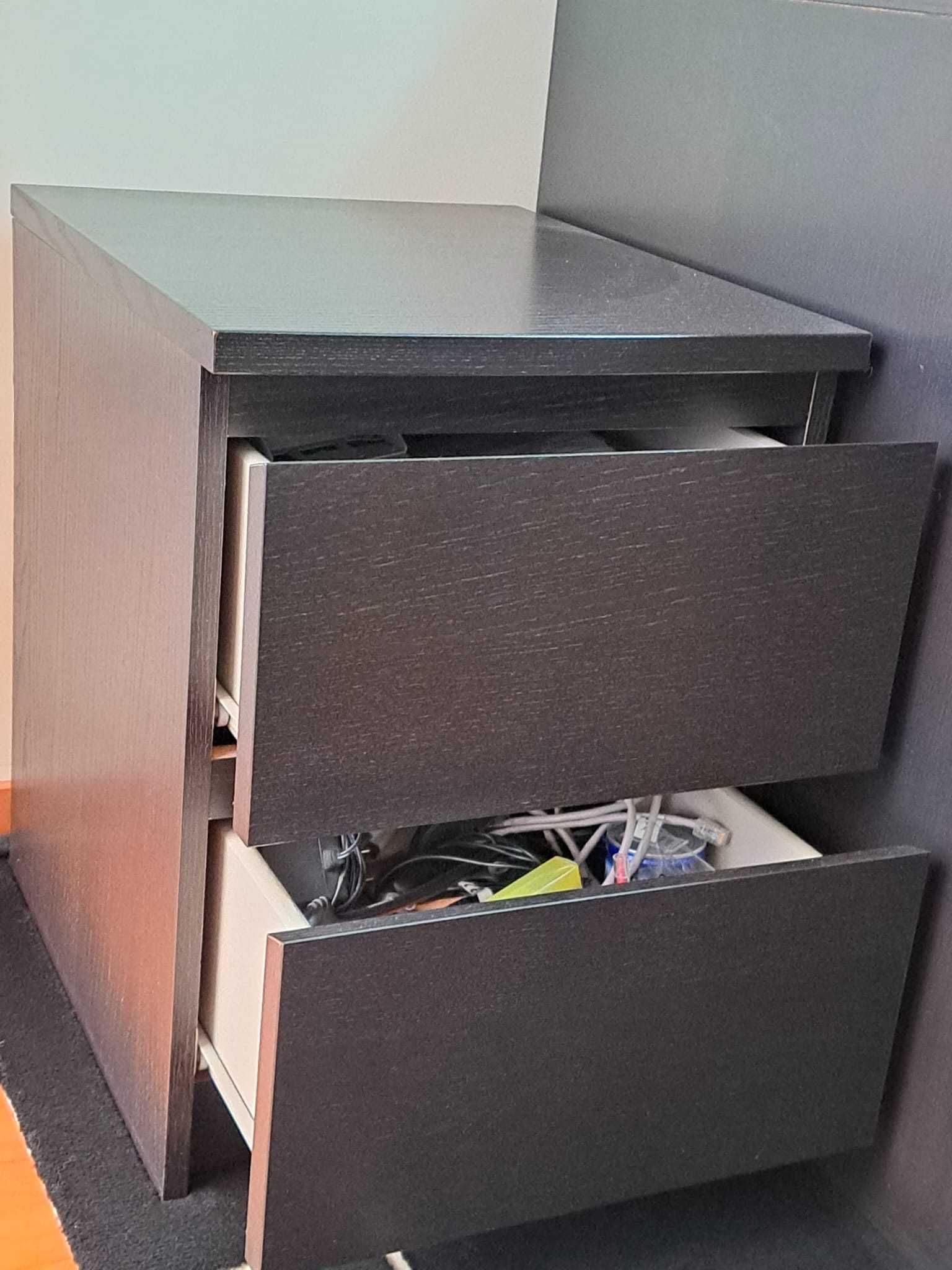 Conjunto escritório secretária + cadeira + gavetas
