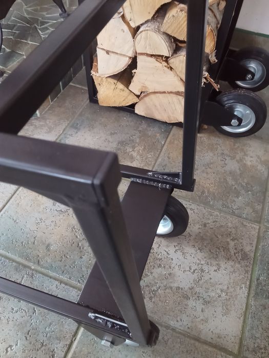 Stojak,wózek na drewno kominkowe