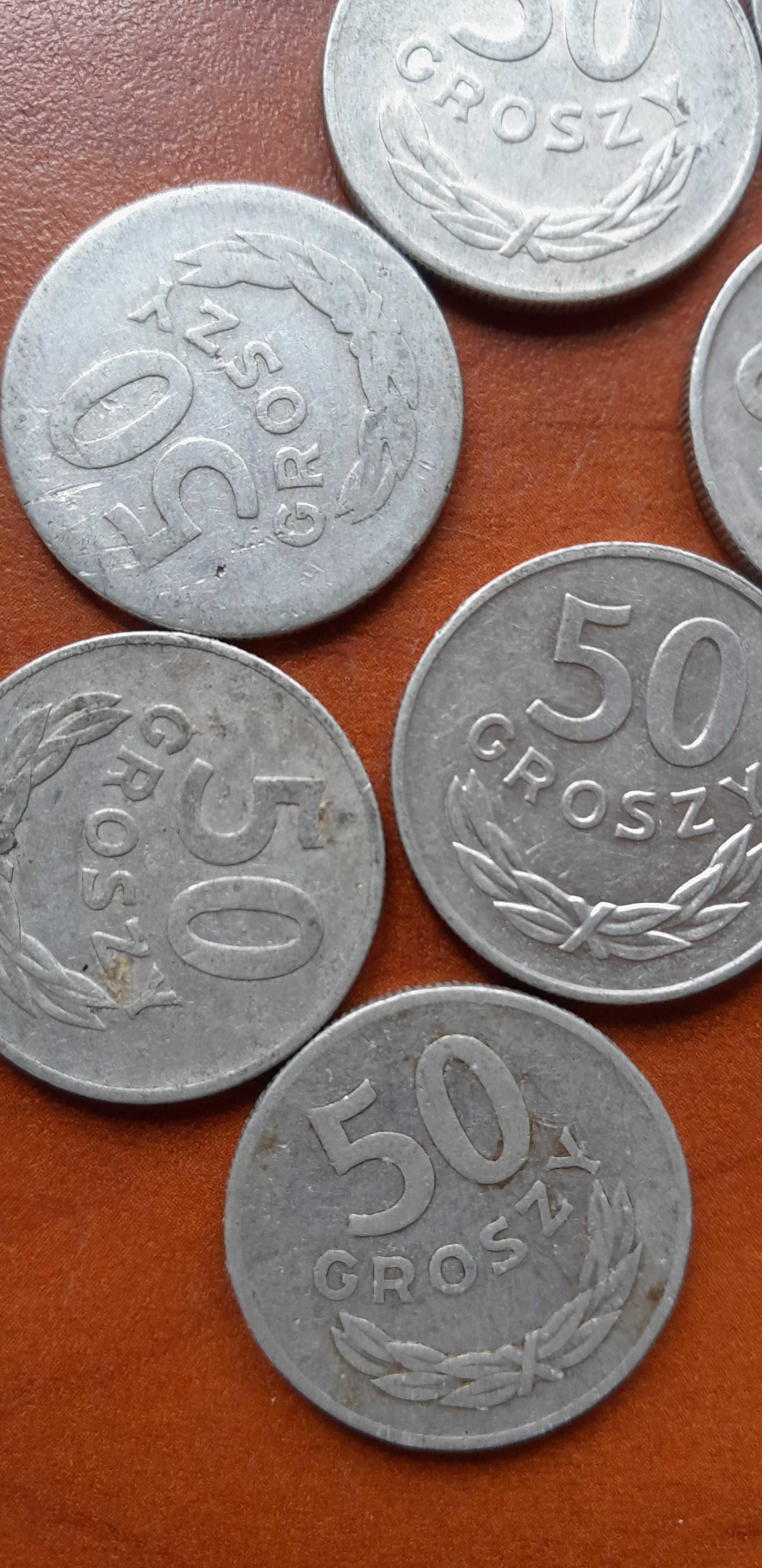 monety PRL 50gr różne roczniki