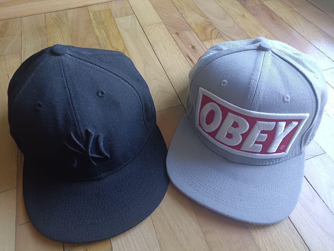 Czapki z daszkiem OBEY NEW ERA 2szt.