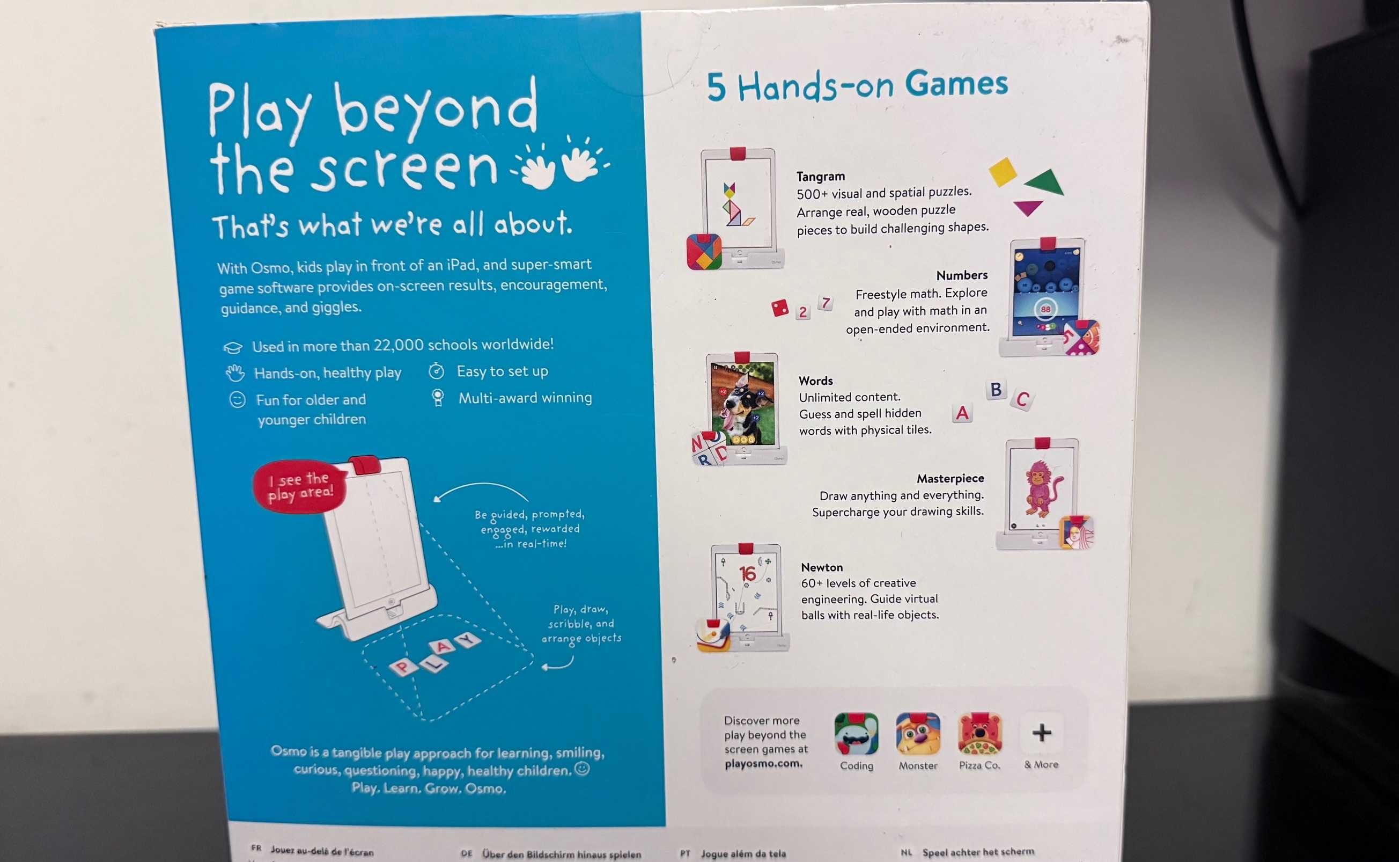 Osmo Genius Kit - NOWY zestaw 5 gier edukacyjnych dla dzieci do iPad