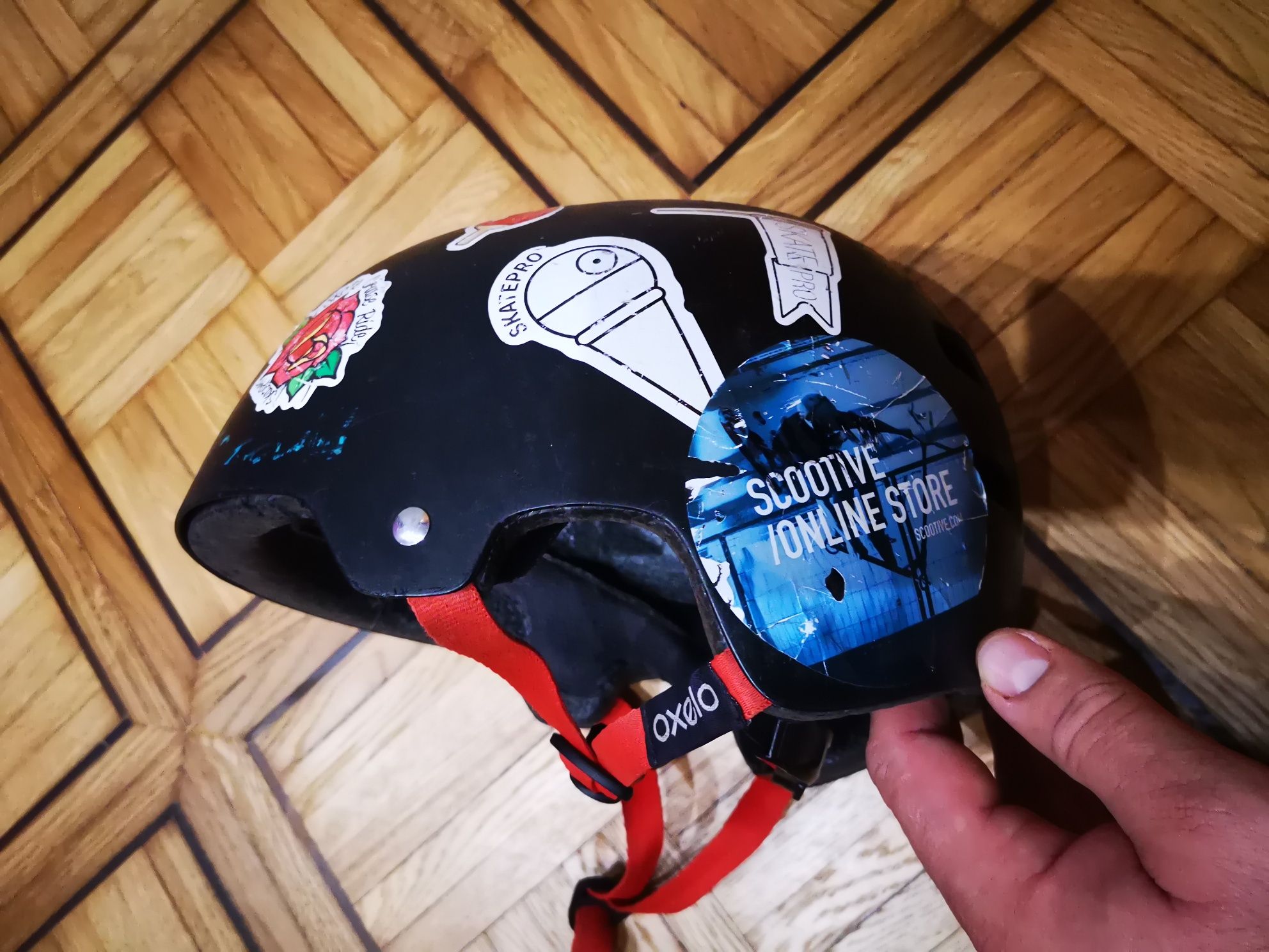 Kask na rolki, deskorolkę, hulajnogę, Kask Oxelo