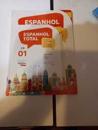 Livro Cd Espanhol Total