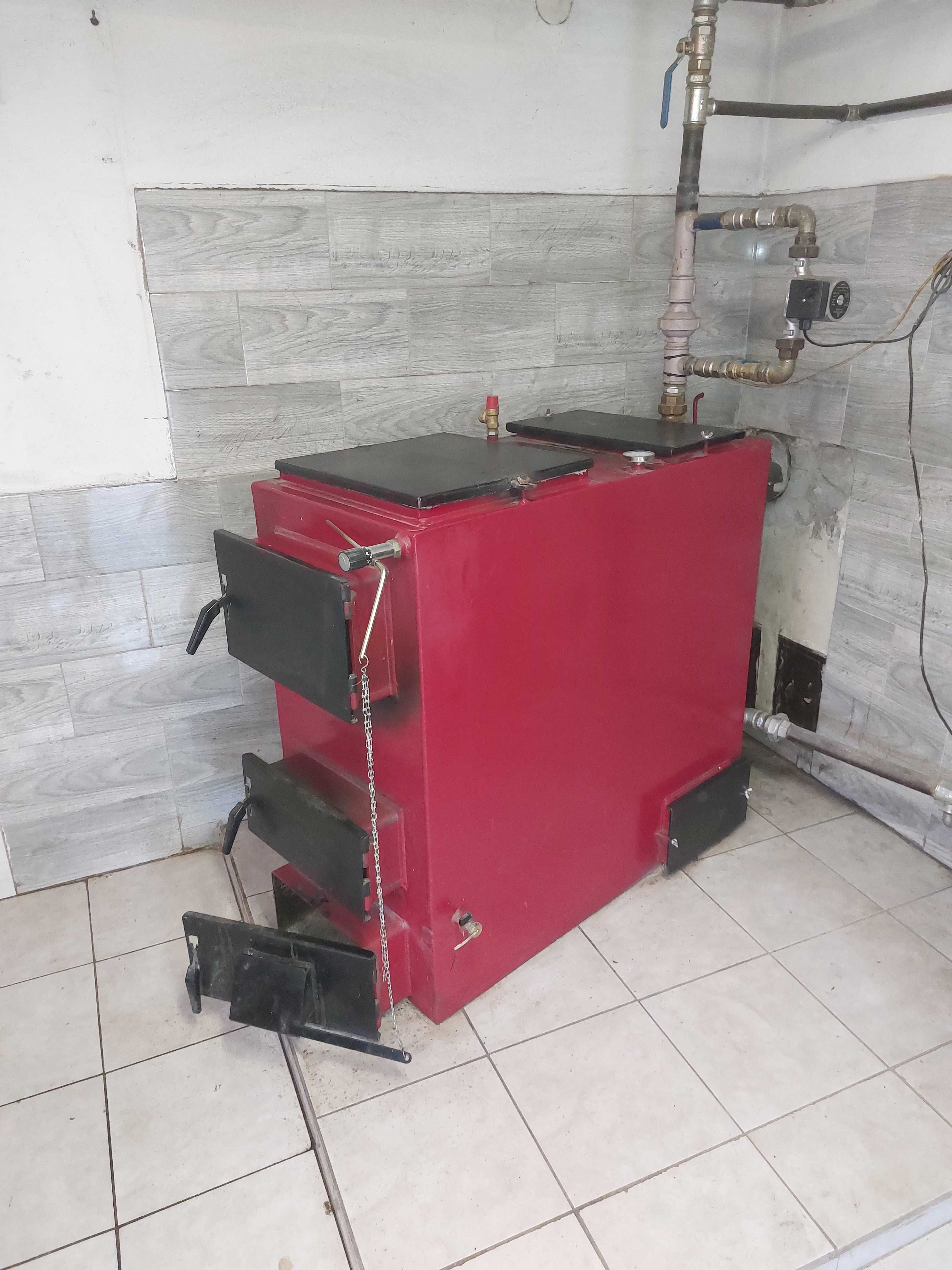 Piec c.o 25kw używany 4 letni,bezklasowy,wielopaliwowy