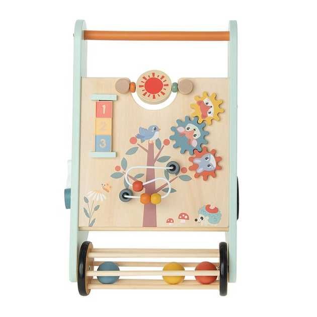 Дитячі ходунки-каталка SMIKI. Дерев'яна розвиваюча іграшка малюкам