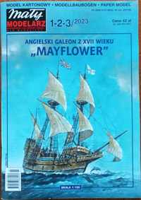 MAŁY MODELARZ galeon MAYFLOWER 2022 model kartonowy