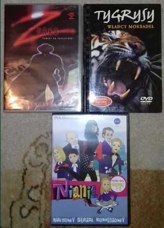 filmy DVD: Zorro, Tygrysy