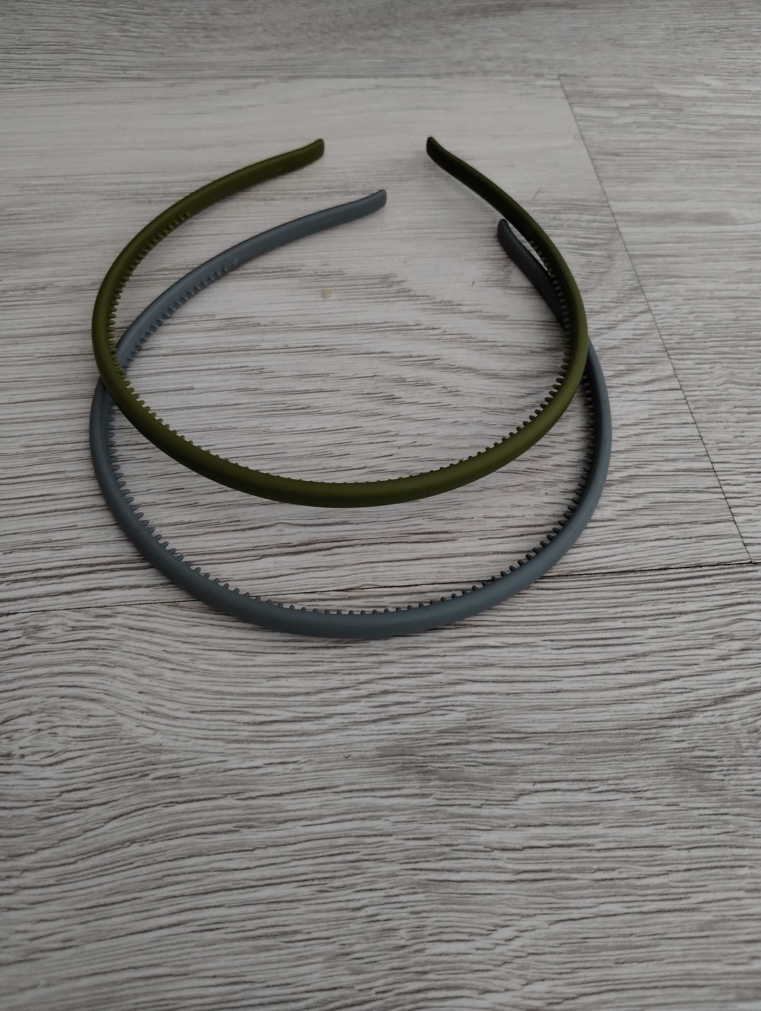 opaski kauczukowe szara, khaki, z ząbkami Nowe