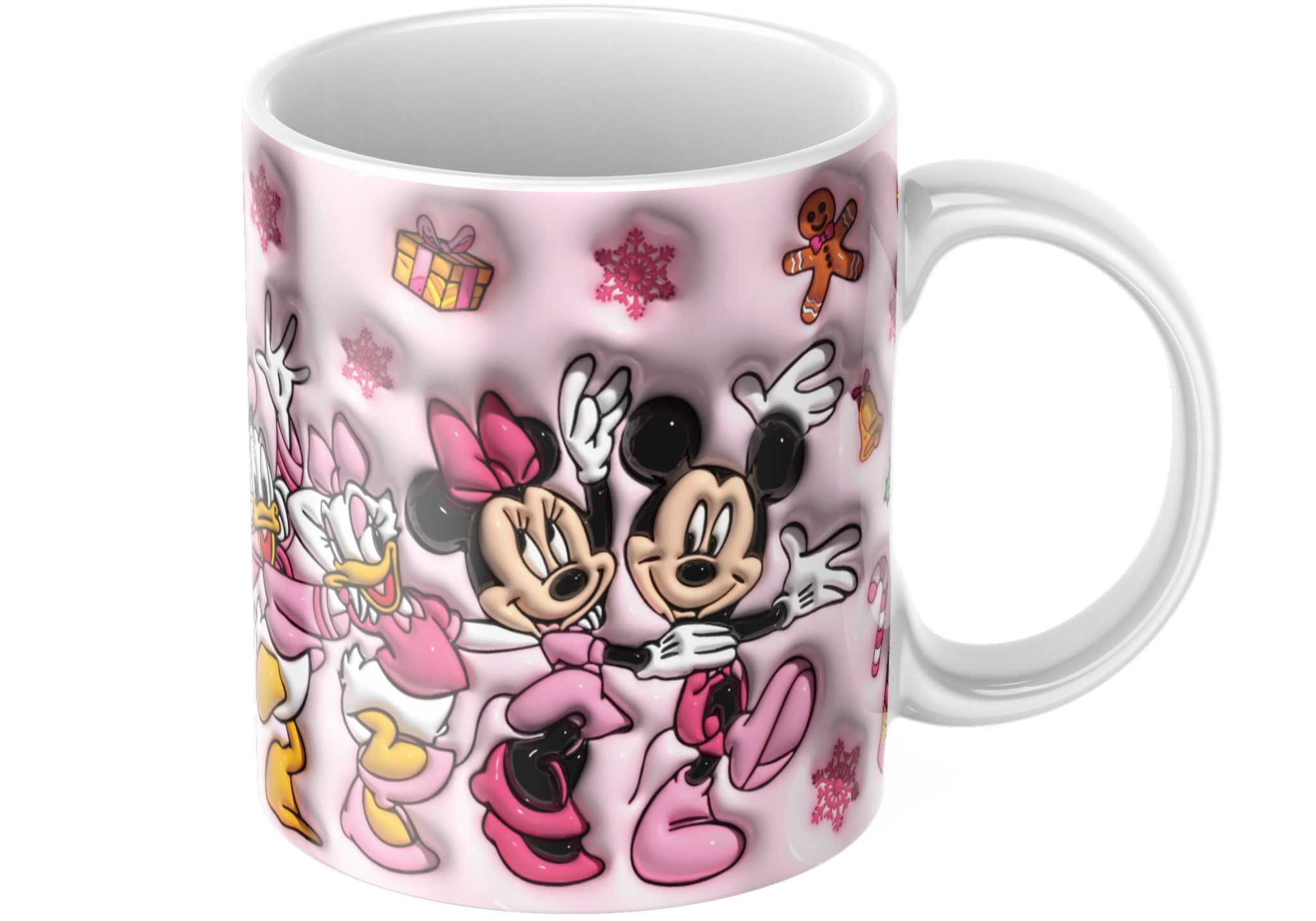 Świąteczny Kubek 3D - DISNEY - Myszka Miki - Idealny Na Prezent