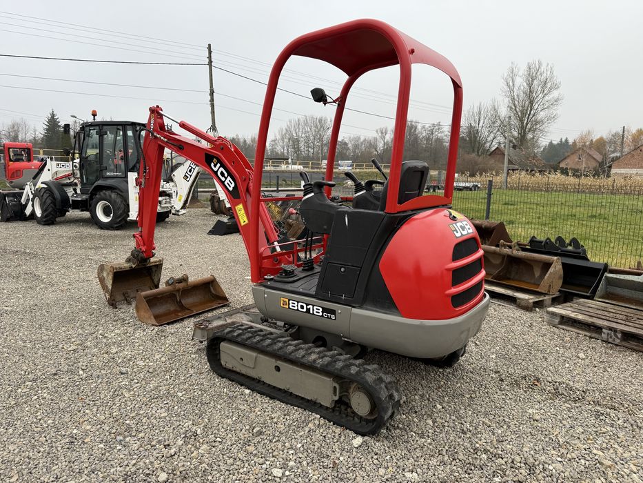 2016 rok 3 łyżki JCB 8018 minikoparka koparka kubota bobcat yanmar