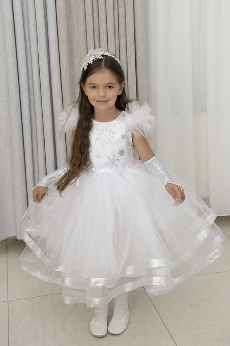 Сукня Сніжинки, Костюм Сніжинки, Обруч Сніжинки. Продаж.