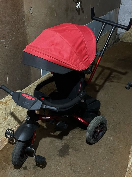 Велосипед трёхколёсный с родительской ручкой детский