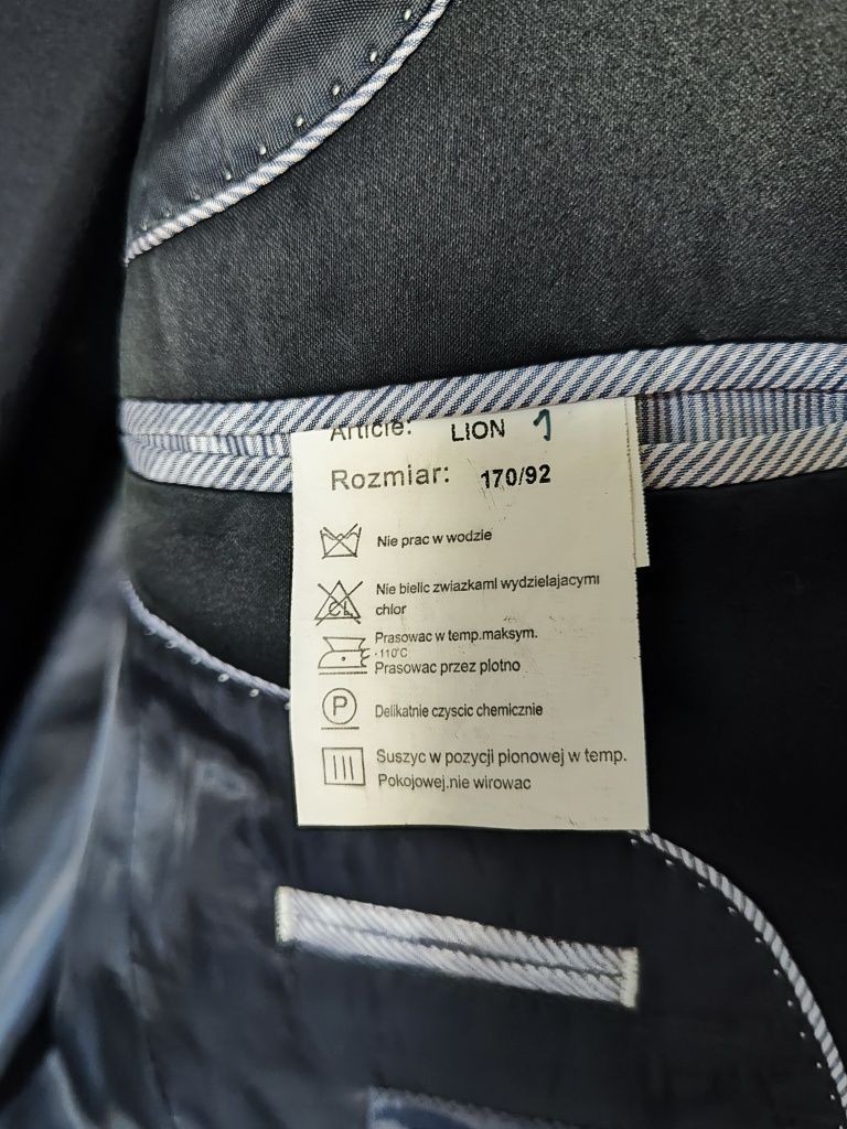 Garnitur spodnie marynarka męska