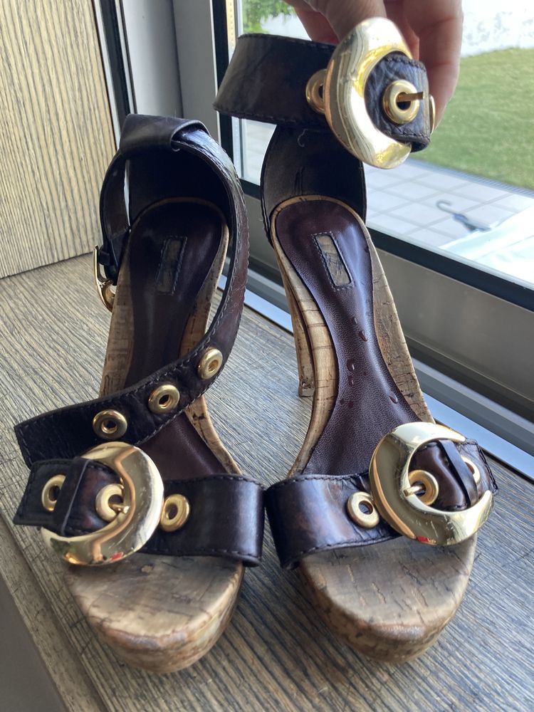 Sandalias Prof salto alto