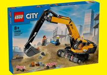 Lego 60420 City - Żółta koparka Yellow Construction Excavator MISB