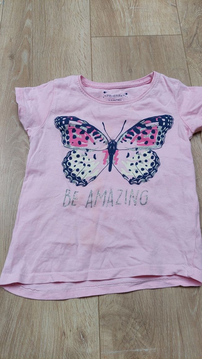 koszulka dziewczęca, tshirt Primark r. 110
