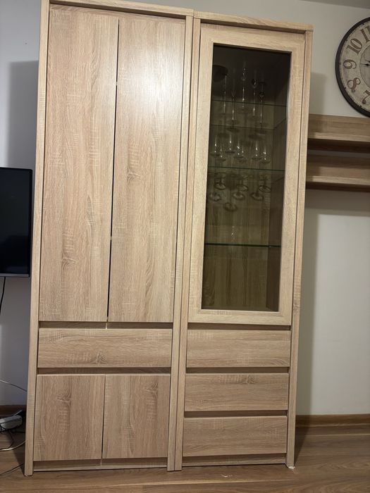 Meble salon, szafa, witryna, półki