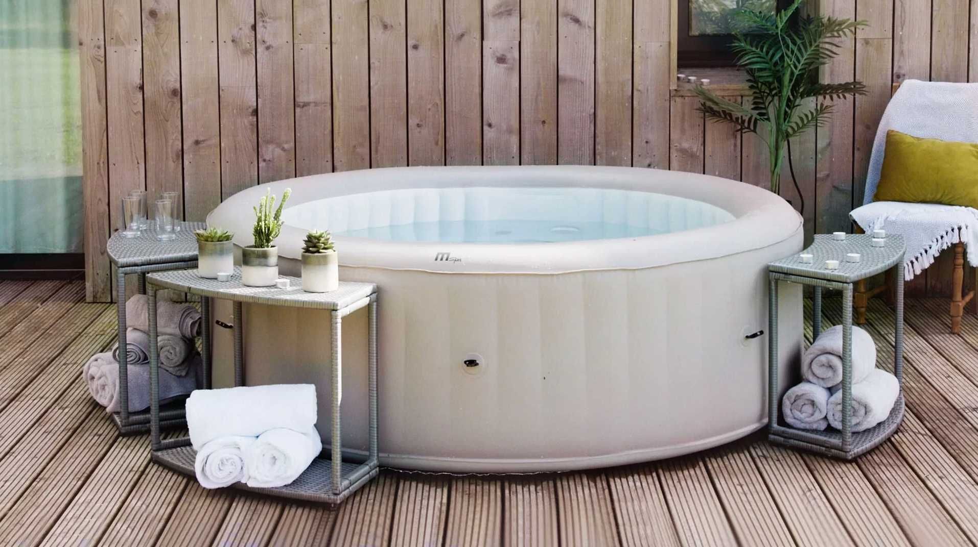 Jacuzzi Ogrodowe Dmuchane 6 osobowe Mspa Bristol OZON Dezynfekcja wody