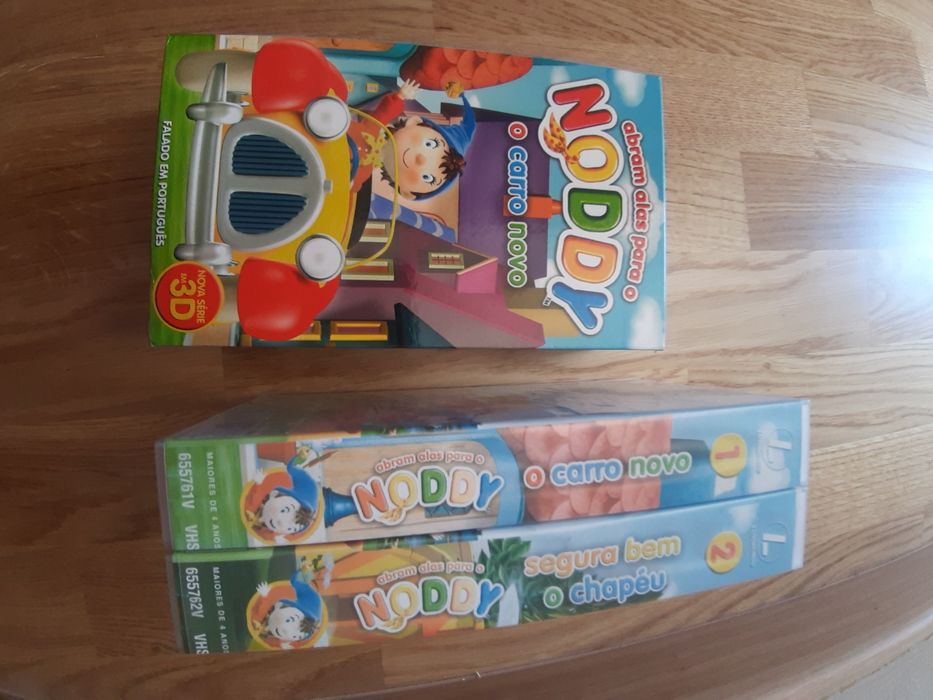 2 filmes Noddy em formato VHS