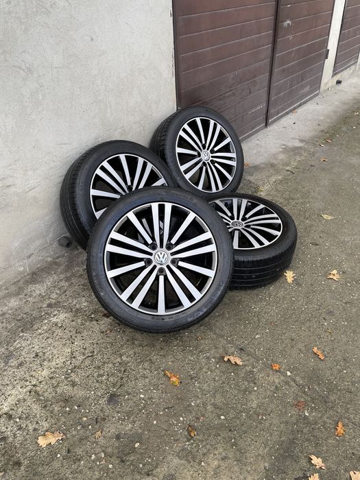 (92)Koła, Felgi 5x112 17” Oryginał Vw, Passat, Golf itd