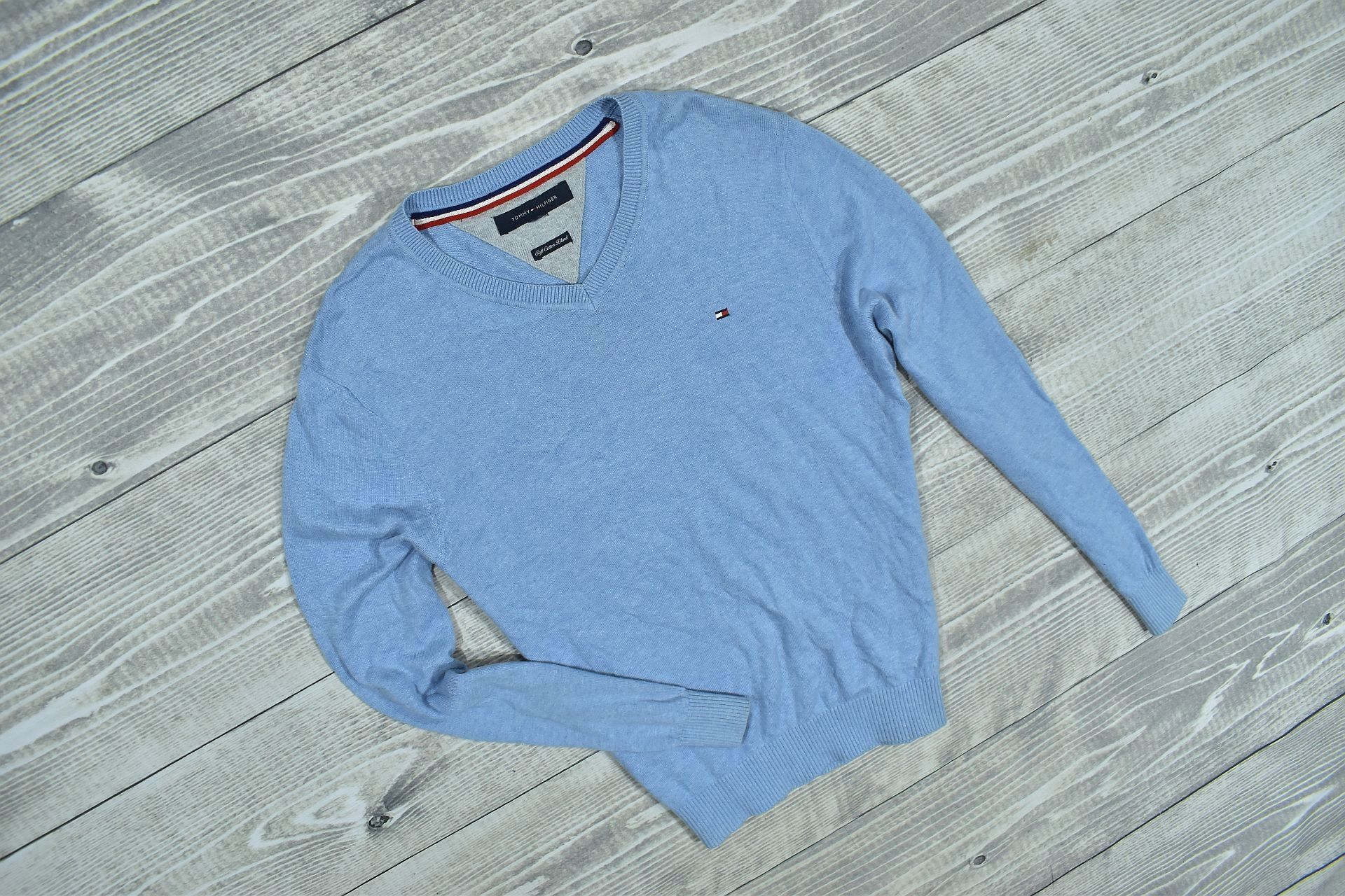 Tommy Hilfiger Soft Cotton Blend Sweter Męski / L
