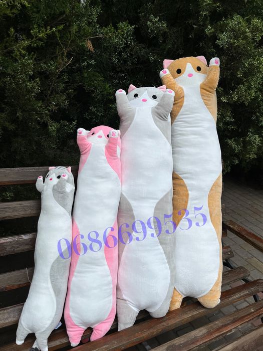 Кот батон 50,70см,90см,110,130 см , длинный кот | Кіт батон