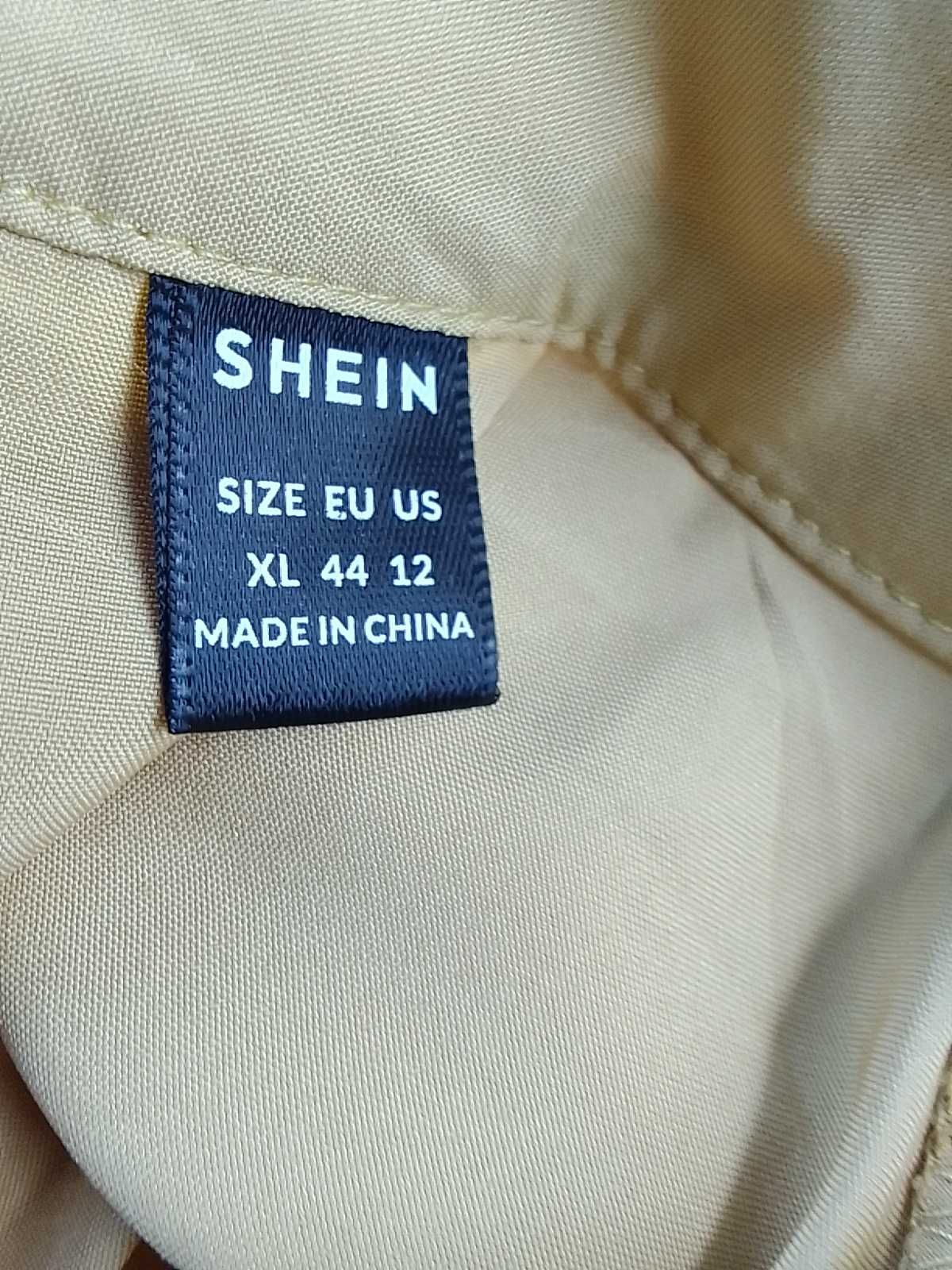 Długa NOWA asymetryczna plisowana sukienka L XL XXL 40 42 44