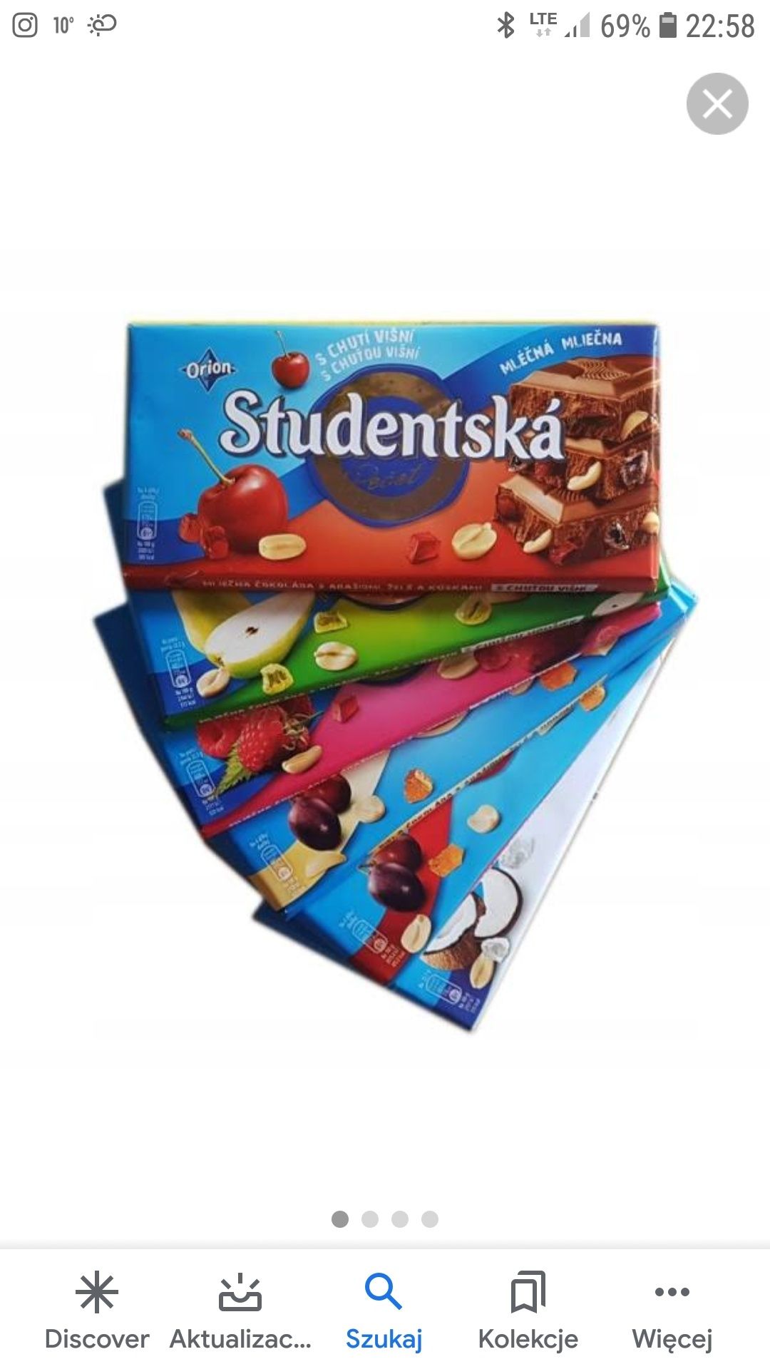 Czekolady studentska