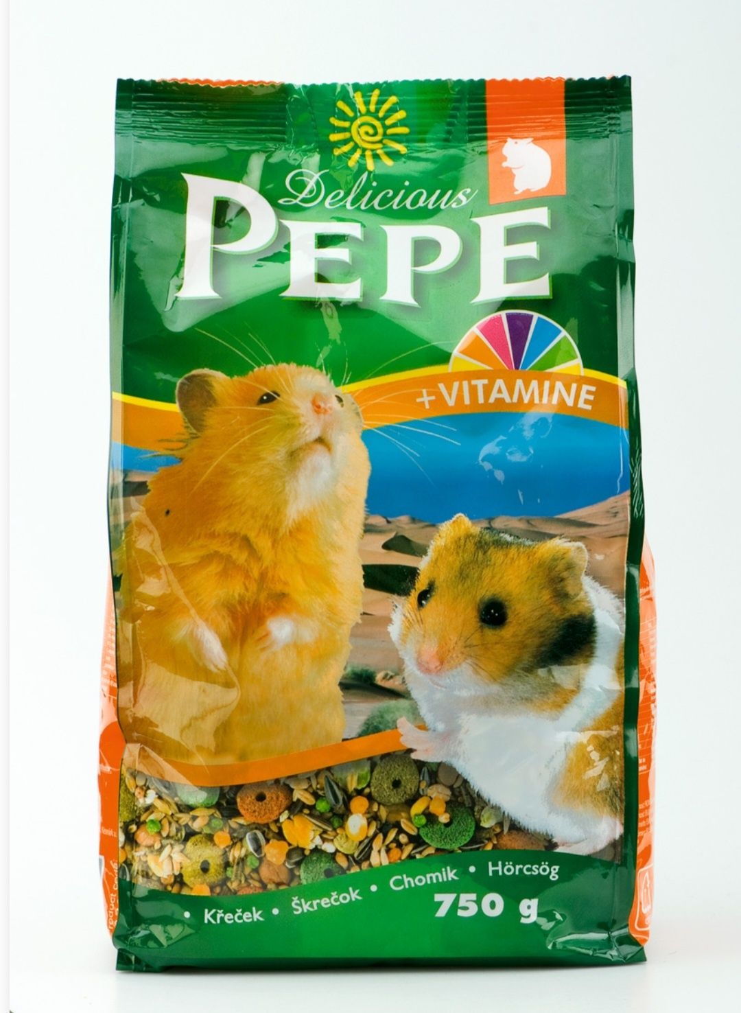 Karma pełnoporcjowa dla gryzoni PEPE chomik 750g